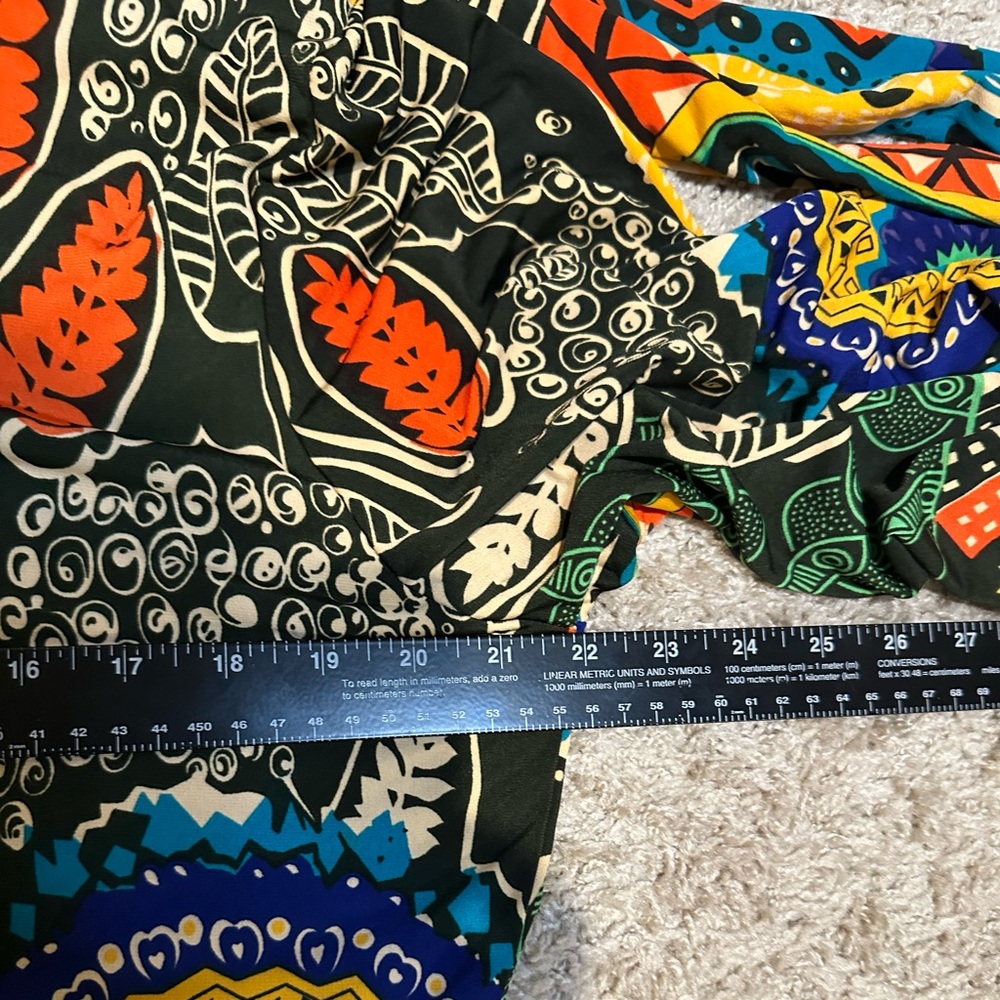 Multicolor Patterned Maxi Dress - Picture 2 of 2